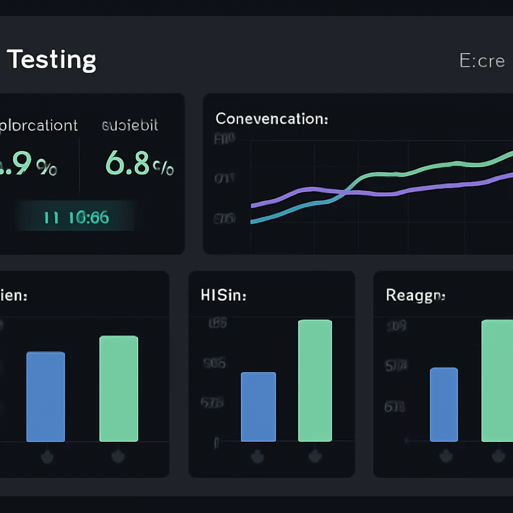 Analytické nástroje a A/B testování pro e-shop
