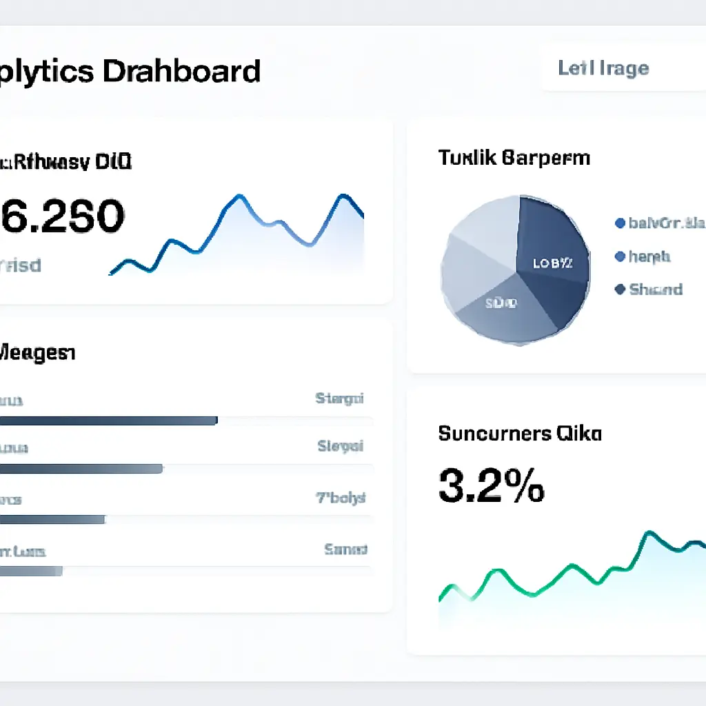 Analýza obchodu Analytický dashboard e-shopu s grafy návštěvnosti a konverzí