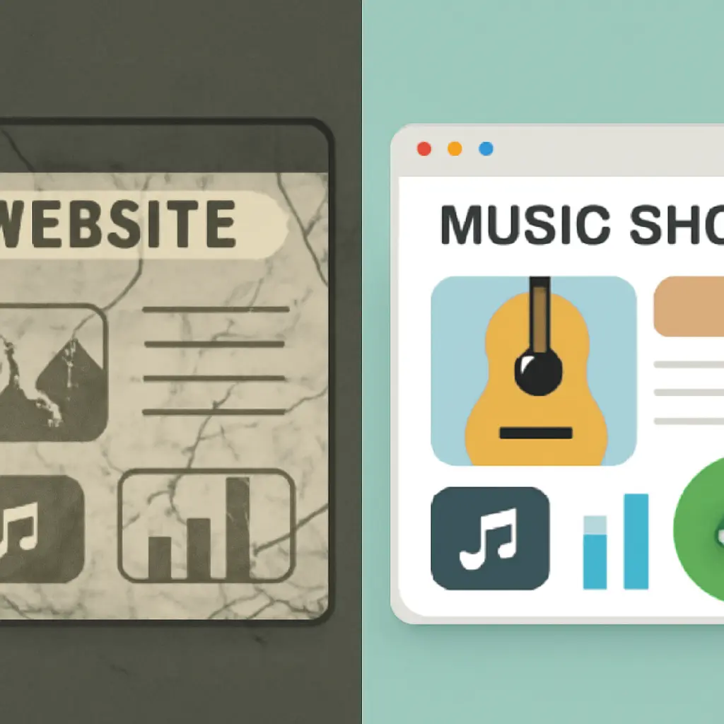 Pravidelná údržba e-shopu Proces průběžné údržby a aktualizace webu hudebního obchodu s analytickými daty a kontrolním seznamem